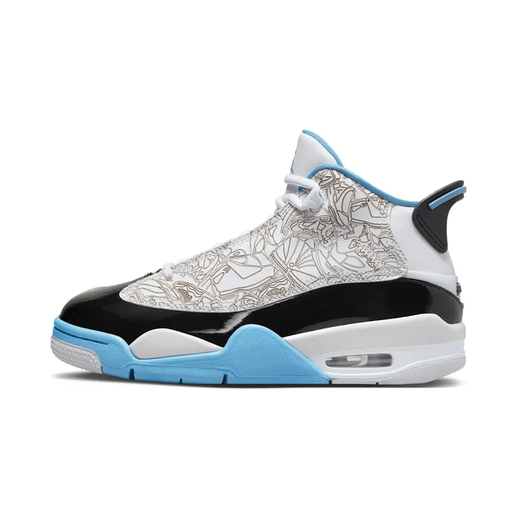 Jordan Dub Zero Legend “White / Black / Neutral Grey / University Blue” (DV1360-114)