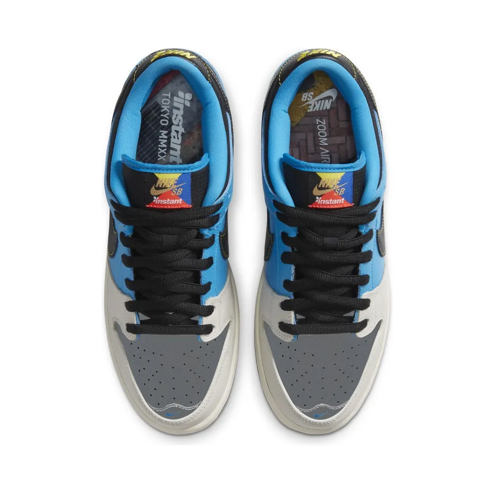 Nike SB x Instant Skateboards Dunk Low Black Blue (2020) (CZ5128-400)