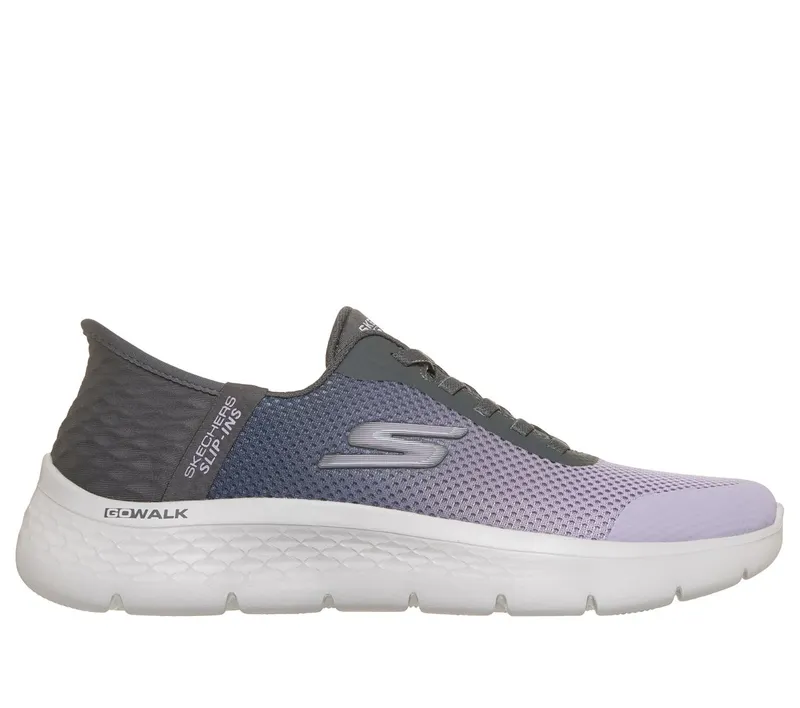 Skechers Slip-ins: GO WALK Flex – Grand Entry Sneaker Houtskool/Lavendel