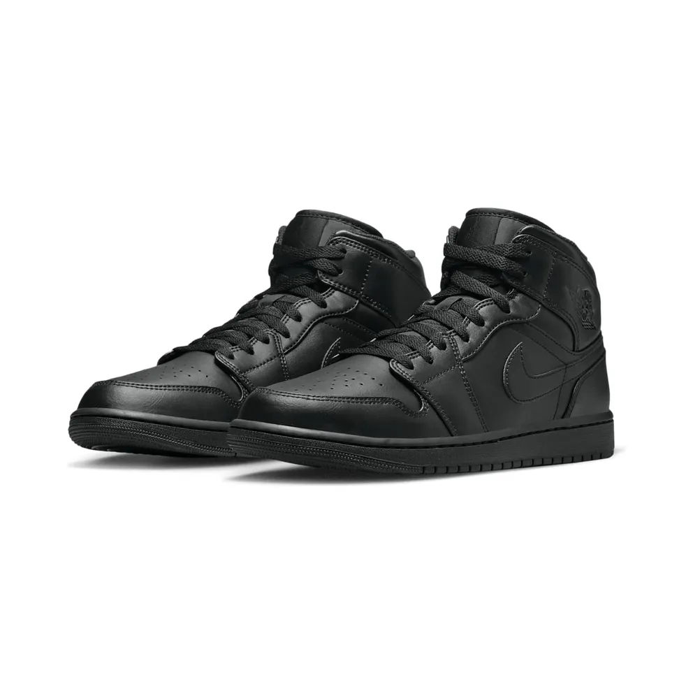 Air Jordan 1 Mid Black (554724-093)