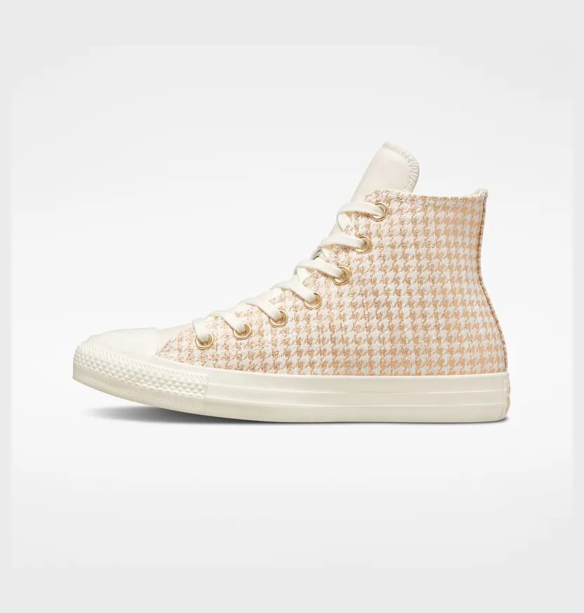 Converse Chuck Taylor All Star Houndstooth Shine Egret/light Gold/egret