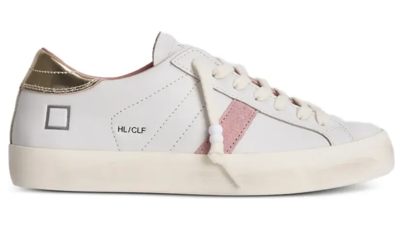 D.A.T.E. HL/CLF low-top sneakers met zijstreep – Wit (HILLLOWW441HLCAWM)