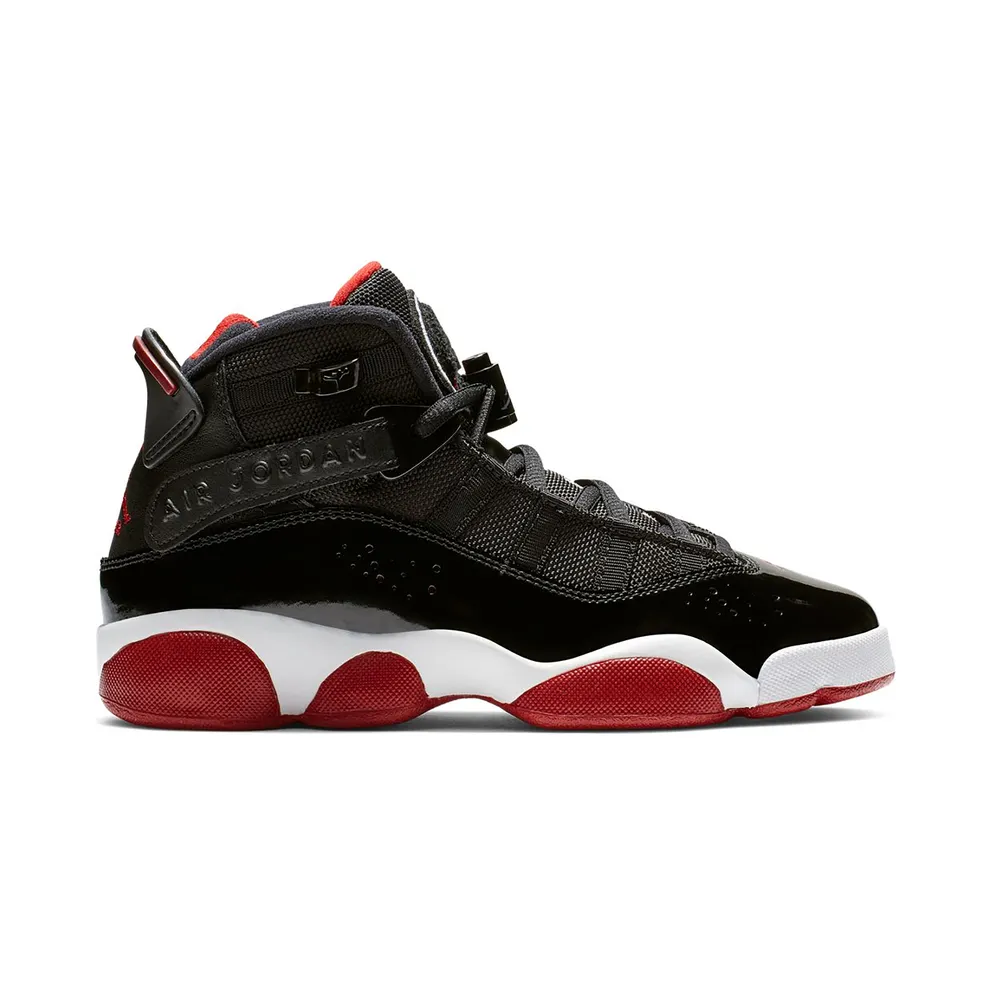 Jordan 6 Rings Black Varsity Red (GS)