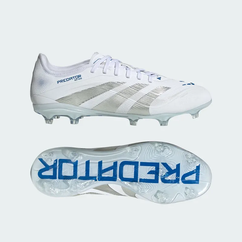 adidas Predator Pro FG Cloud White Silver Metallic Bright Royal (ID3857)