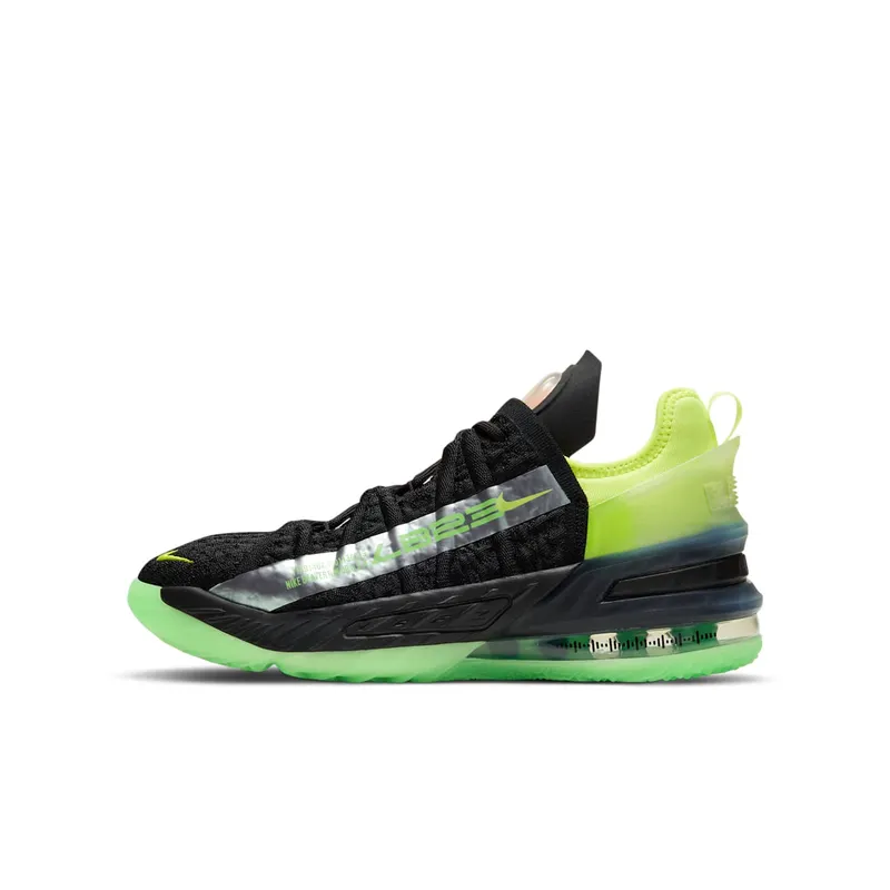 Nike LeBron 18 Black Crimson Volt (CW2760-009)