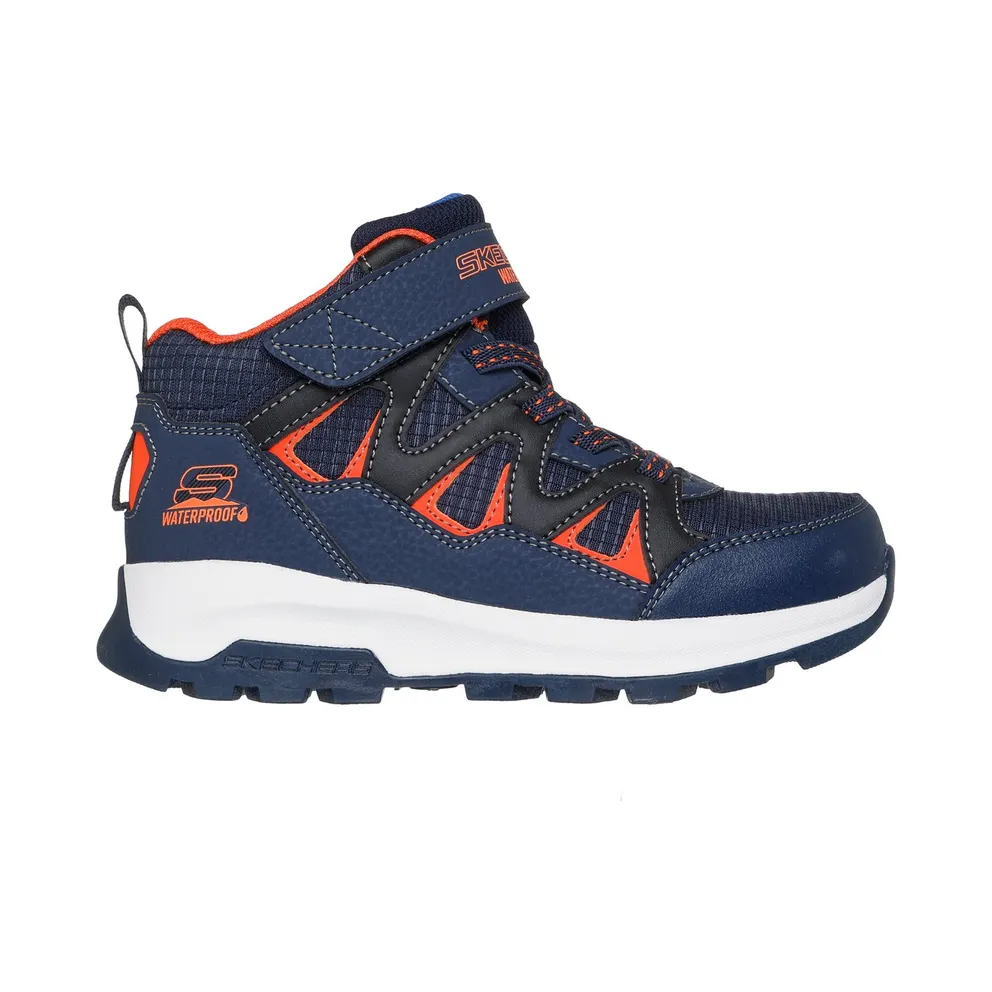 Skechers Waterproof: Storm Blazer – Drizzle Squad Sneaker Marine/Orange