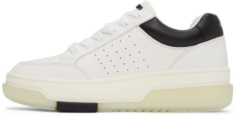 AMIRI White & Black Stadium Low Sneakers (PS22MFS007-111)