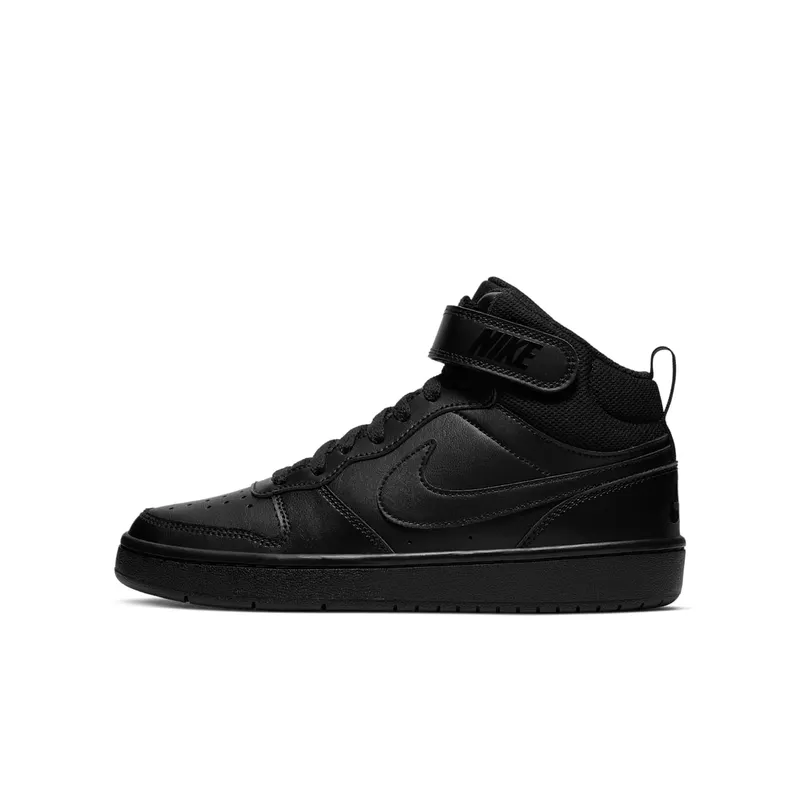 Nike Court Borough Mid 2 Older Kids’ Black (CD7782-001)
