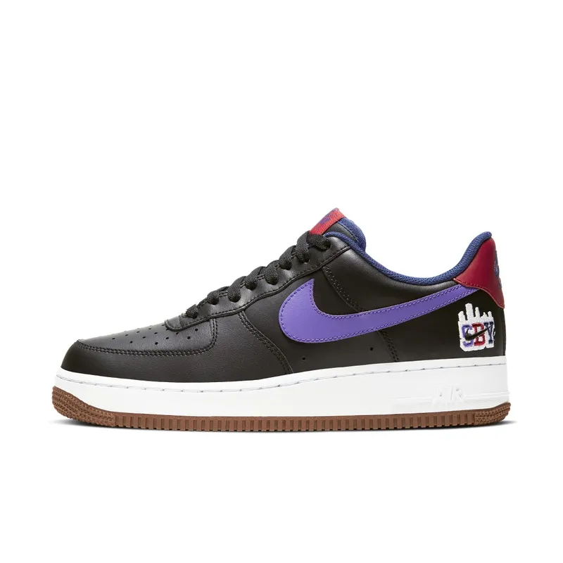 Nike Air Force 1 Low Shibuya Black Black/Red-Purple (CQ7506-084)