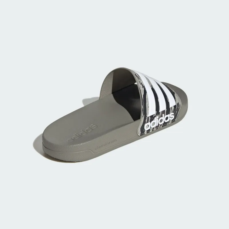 Adidas adilette Shower Slides Silver Pebble / Silver Pebble / Cloud White (JQ2295)