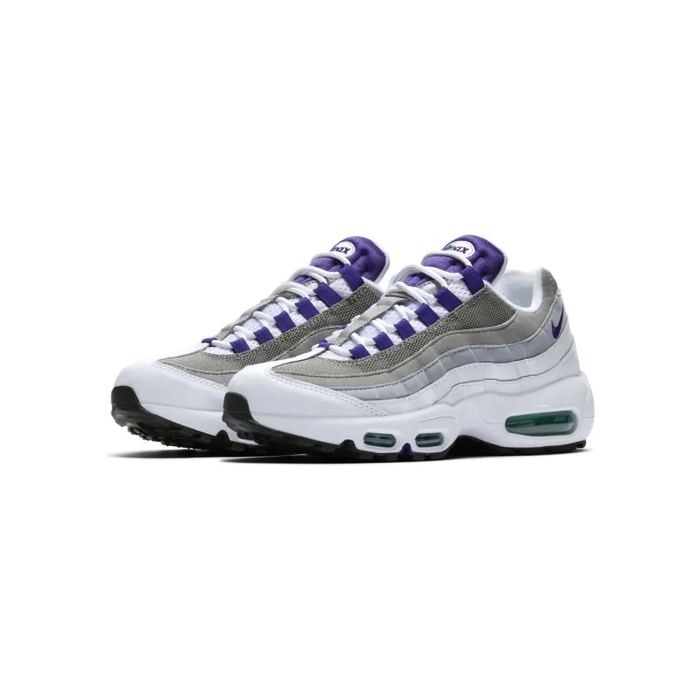 Nike Air Max 95 Grape 2018 (W) White/Court Purple-Emerald Green (307960-109)