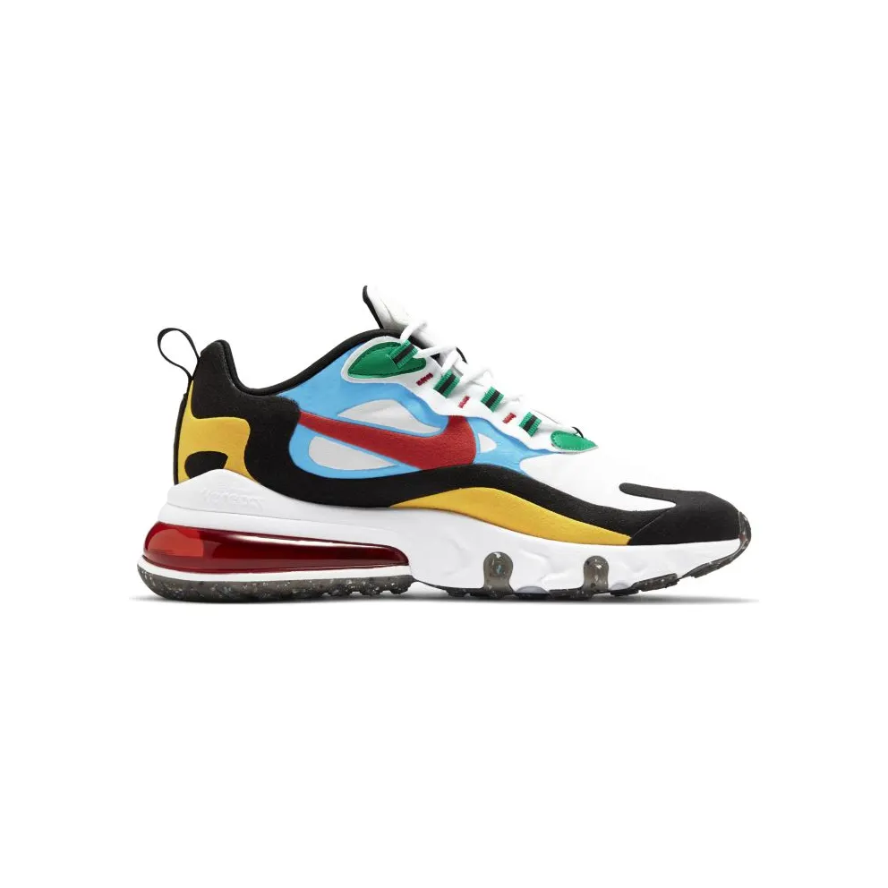 Nike Air Max 270 React Multi-Color White/University Red-White (DA2610-161)
