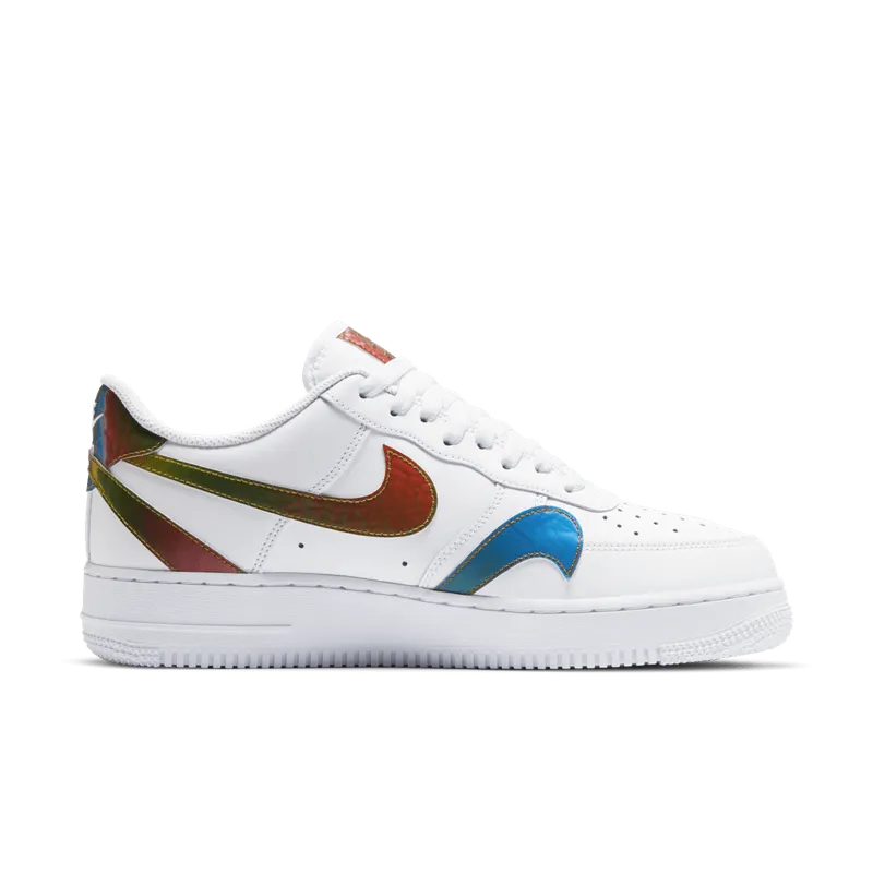 Nike Air Force 1 Low Misplaced Swooshes White Multi White/Reflect Silver (CK7214-101)