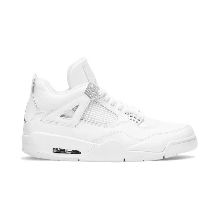 Air Jordan 4 Retro ’25th Silver Anniversary’ White/Metallic Silver (408202-101)