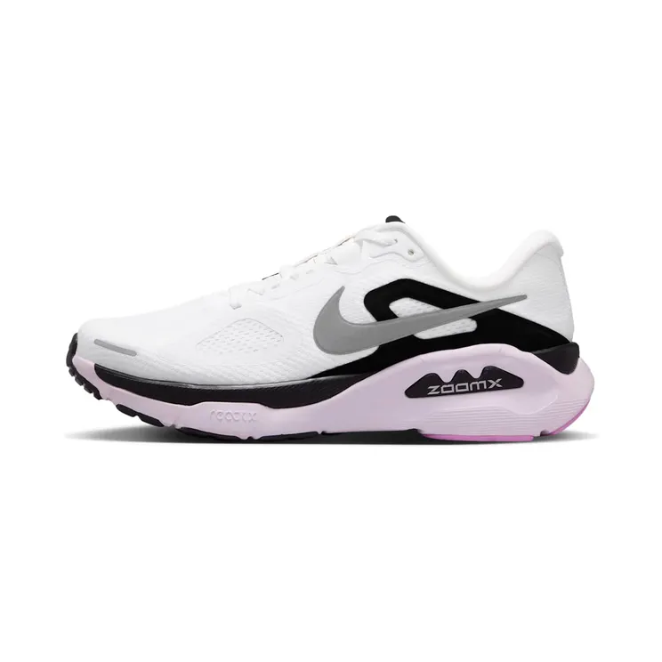 Nike Air Zoom Structure “White / Black / Bleached Lilac / Metallic Silver” (HQ3049-102)