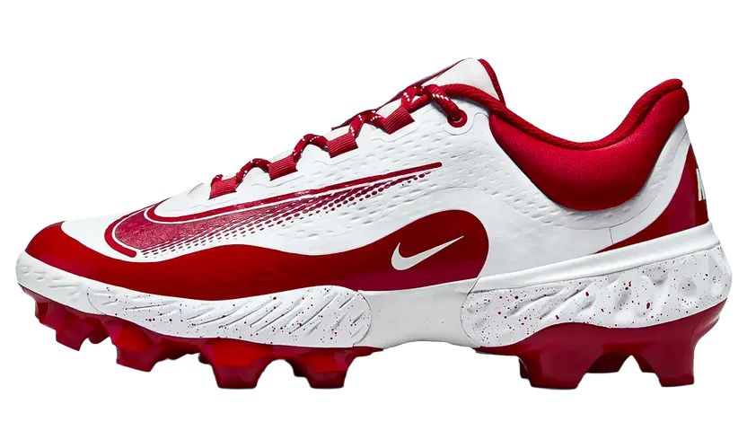 Nike Alpha Huarache Elite 4 Low MCS “White University Red” (FD6255-105)