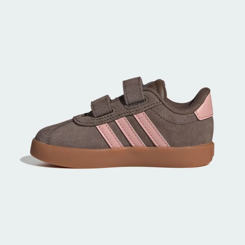 Adidas VL Court 3.0 Earth Strata / Semi Frozen Turbo / Amber Gum (KK4584)