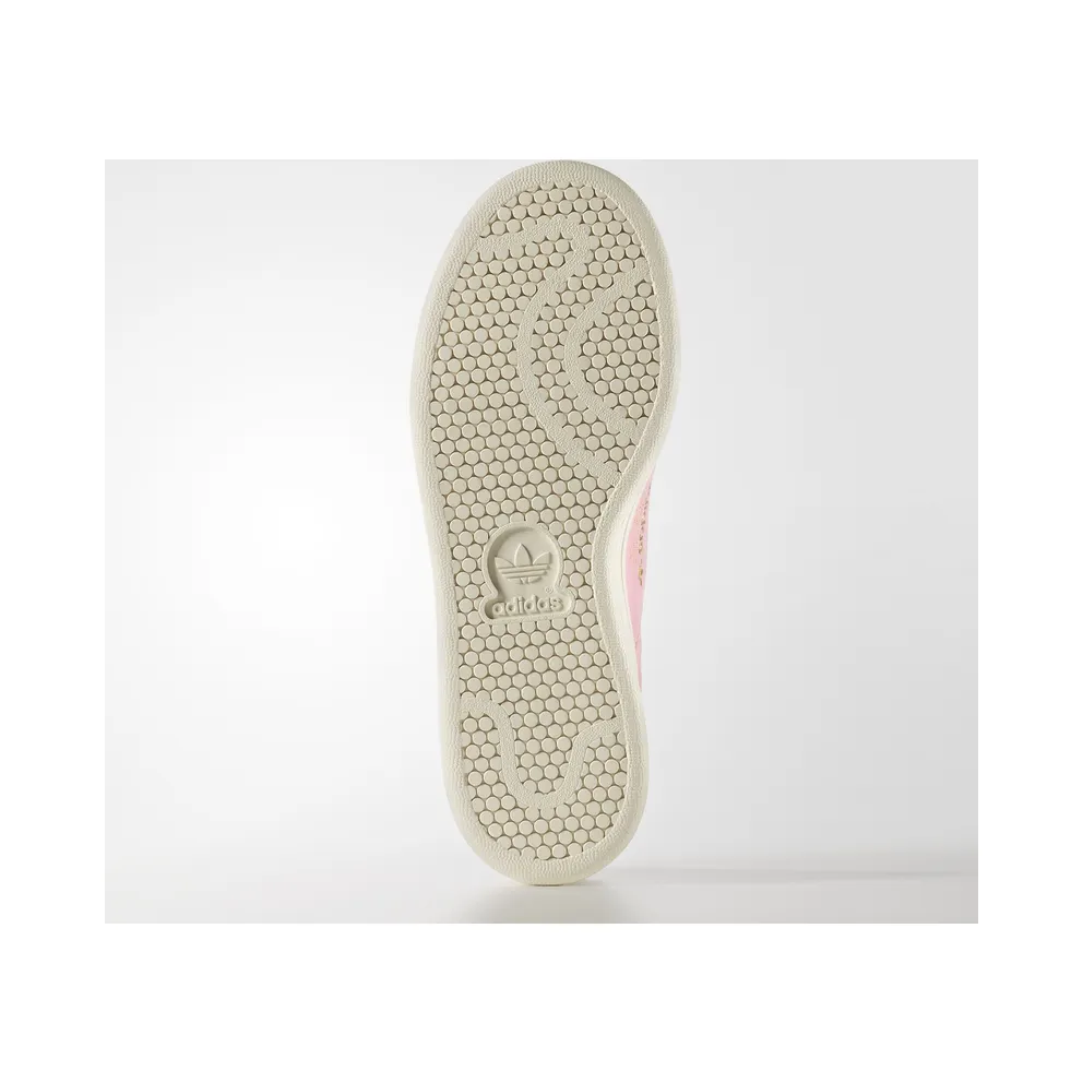 adidas Stan Smith Shock Primeknit Pink (W) Pink/White Gold Metallic Black (BY9250)