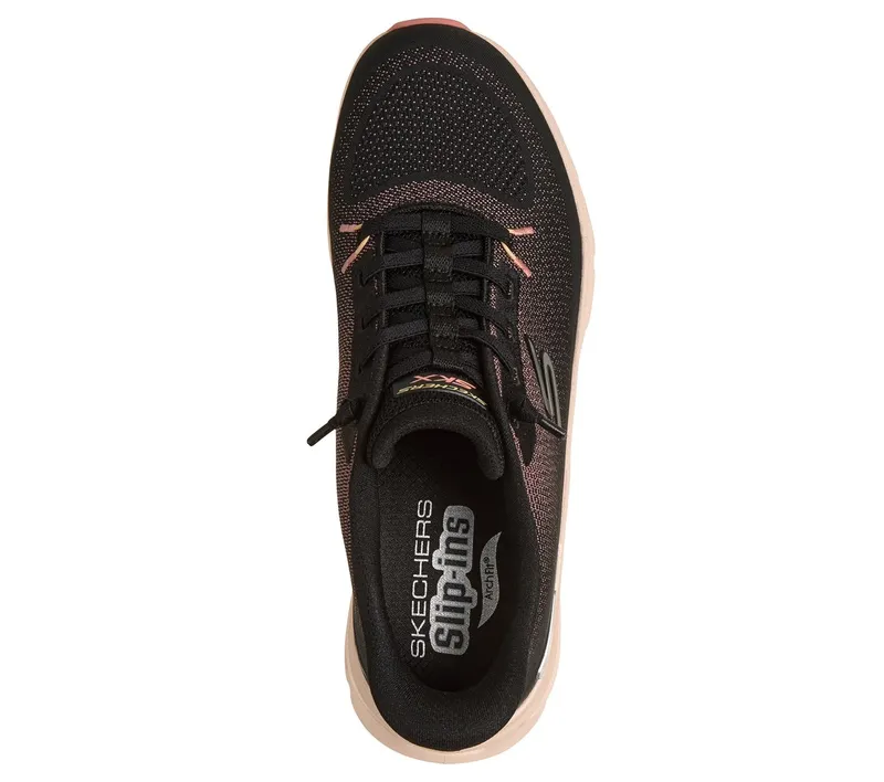 Skechers Slip-ins: Arch Fit Glide-Step Pro Sneaker Black/Coral