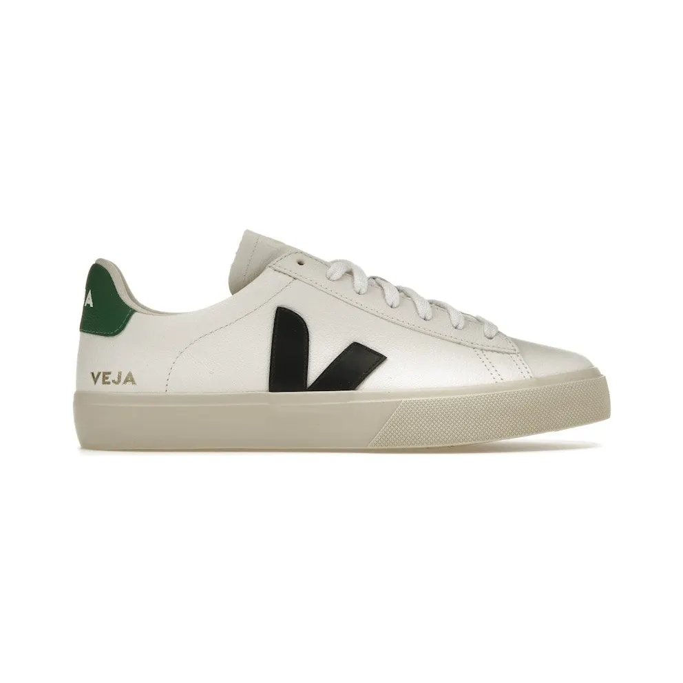 Veja Campo Chromefree Leather White Black Emeraude (CP0503155)