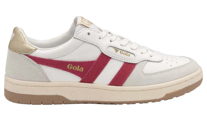 Gola sneaker wit/framboos/goud (CLB336WR)