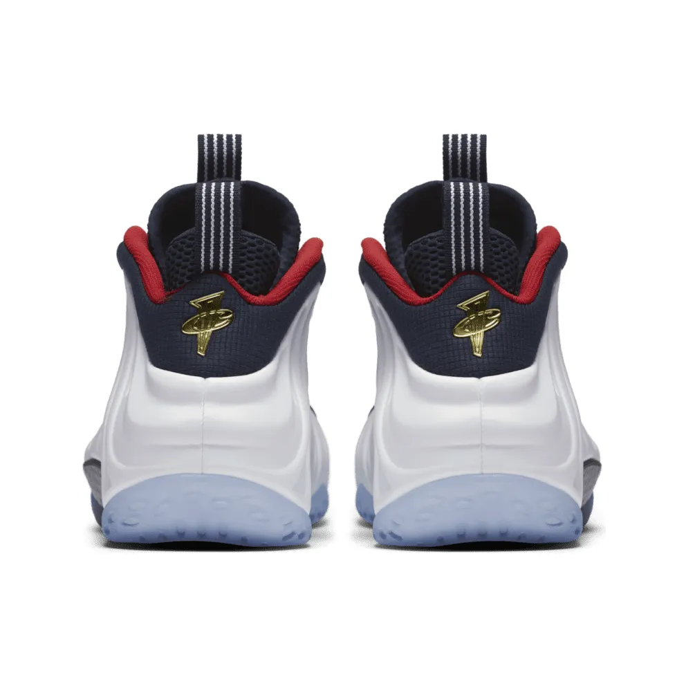 Nike Air Foamposite One Olympic Obsidian/University Red-Metallic Gold-White (575420-400)
