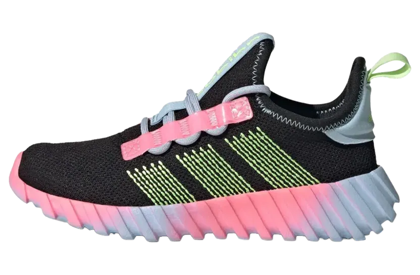 Adidas Kaptir Flow K “Black Yellow Clear Sky” (JQ7348)