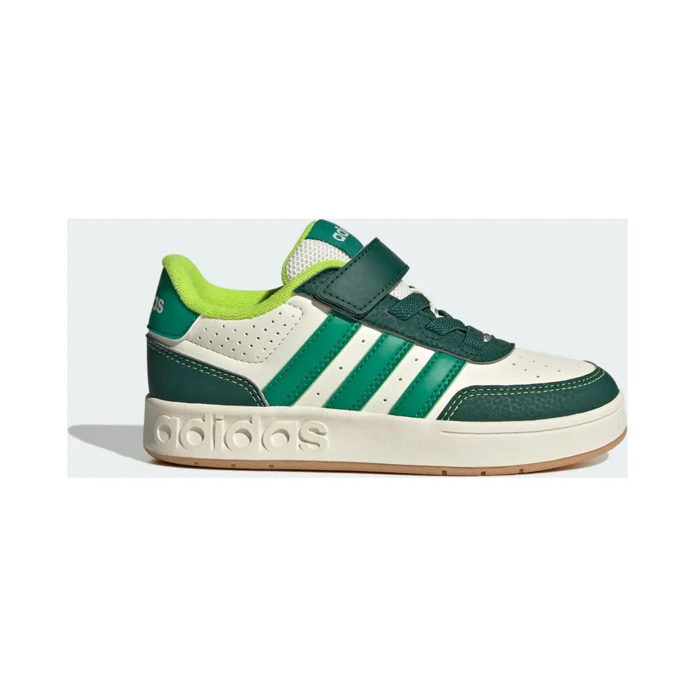 Adidas Breakbase Kids Off White / Collegiate Green / Court Green (JR0206)