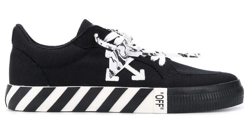 Off-White Logo Patch Low Top Black