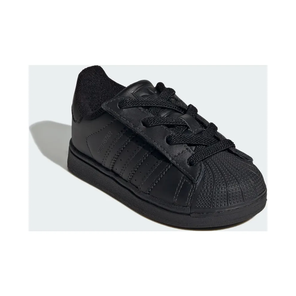 Adidas Superstar II Elastic Lace Kids Core Black / Core Black / Core Black (JR9415)