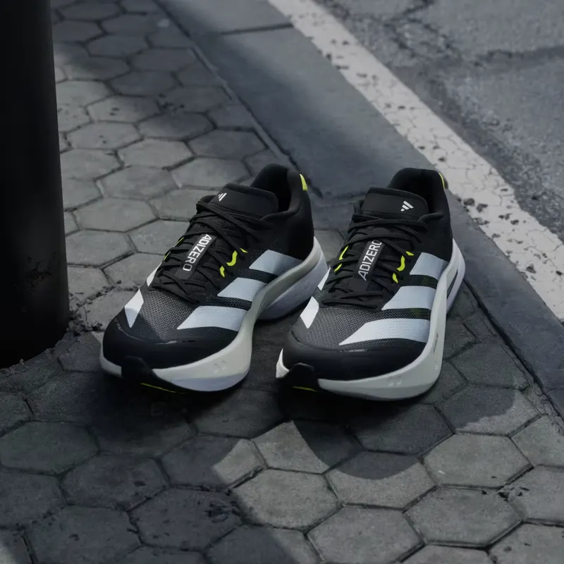 Adidas Adizero Core Black / Cloud White / Solar Yellow (KH5603)