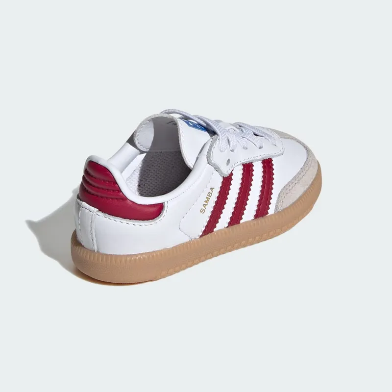 adidas Samba OG Kids Cloud White / Collegiate Burgundy / Gum (IE1336)