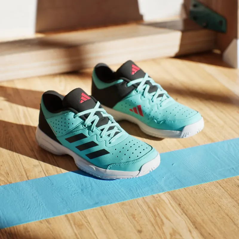 Adidas Court Stabil Flash Aqua / Core Black / Cloud White (JR9581)