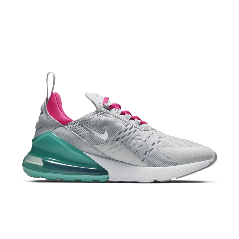 Nike Air Max 270 South Beach (W) Pure Platinum/Pink Blast-Aurora-White (AH6789-065)