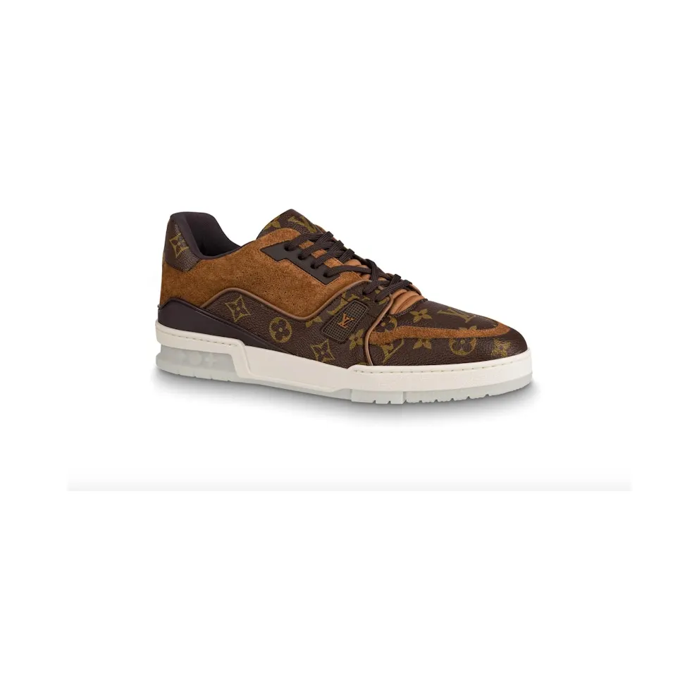 Louis Vuitton Trainer Suede Monogram (1A5UR4)