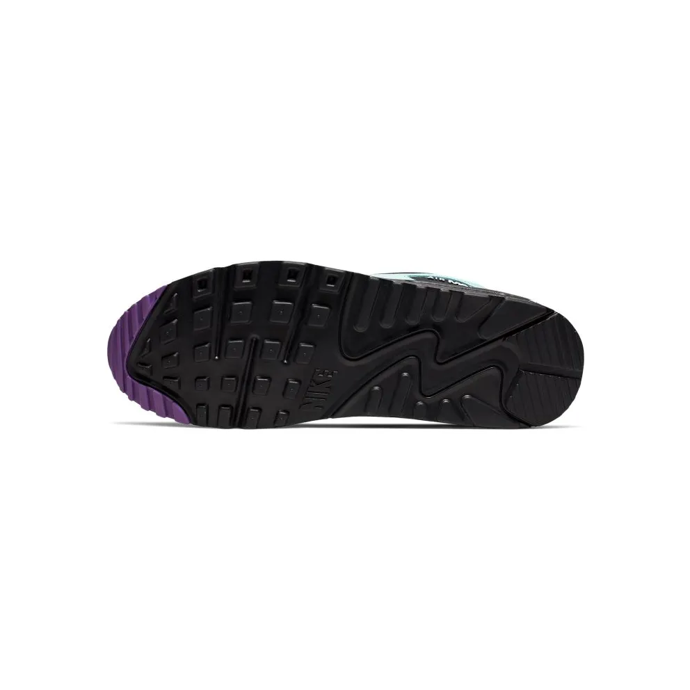 Nike Air Max 90 Black Bright Violet White Black/Bright Violet-Pink Blast-White (AJ1285-024)