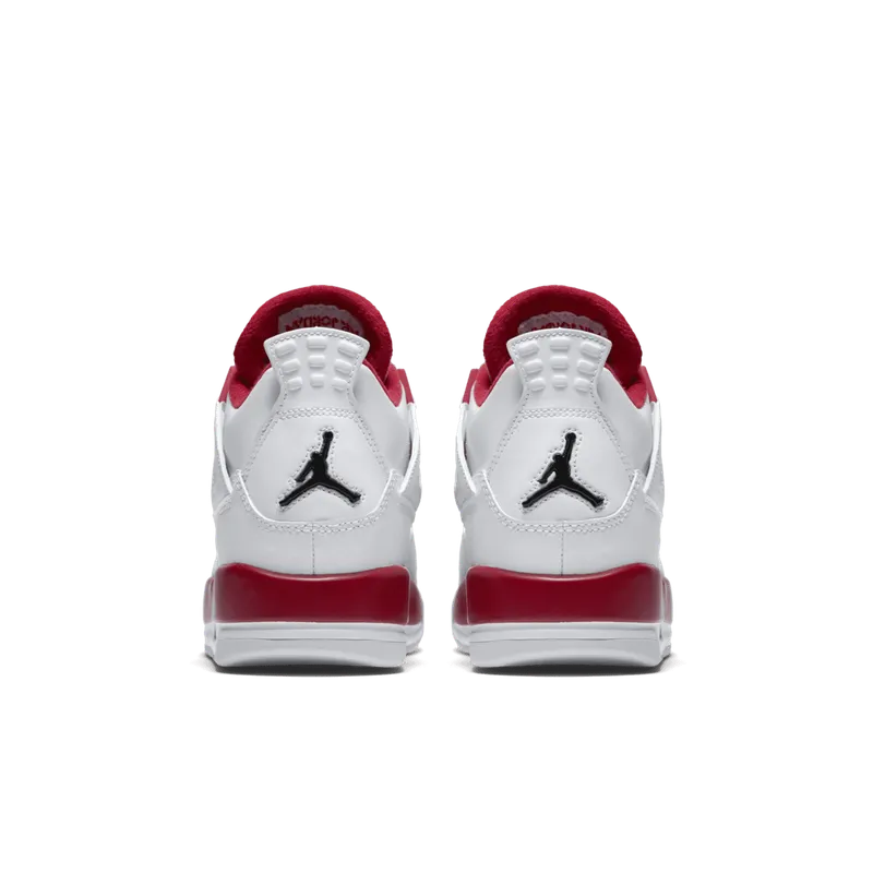 Jordan 4 Retro Alternate 89 (GS) White/Black-Gym Red (408452-106)
