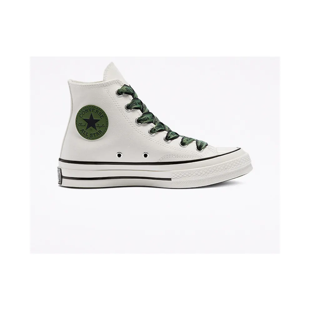 Converse Chuck 70 Wordmark Ribbon Laces Egret/treeline/Black