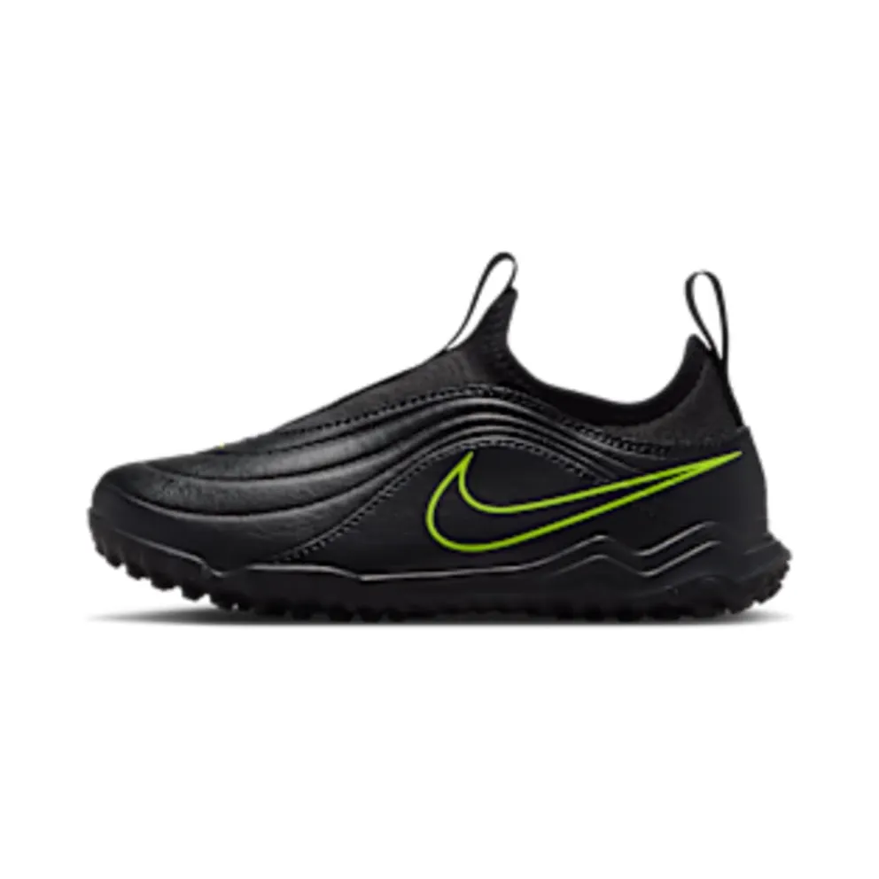 Nike Jr. Tiempo Maestro Flex ‘ Turf High-Top “Black / Volt” (IB5030-007)