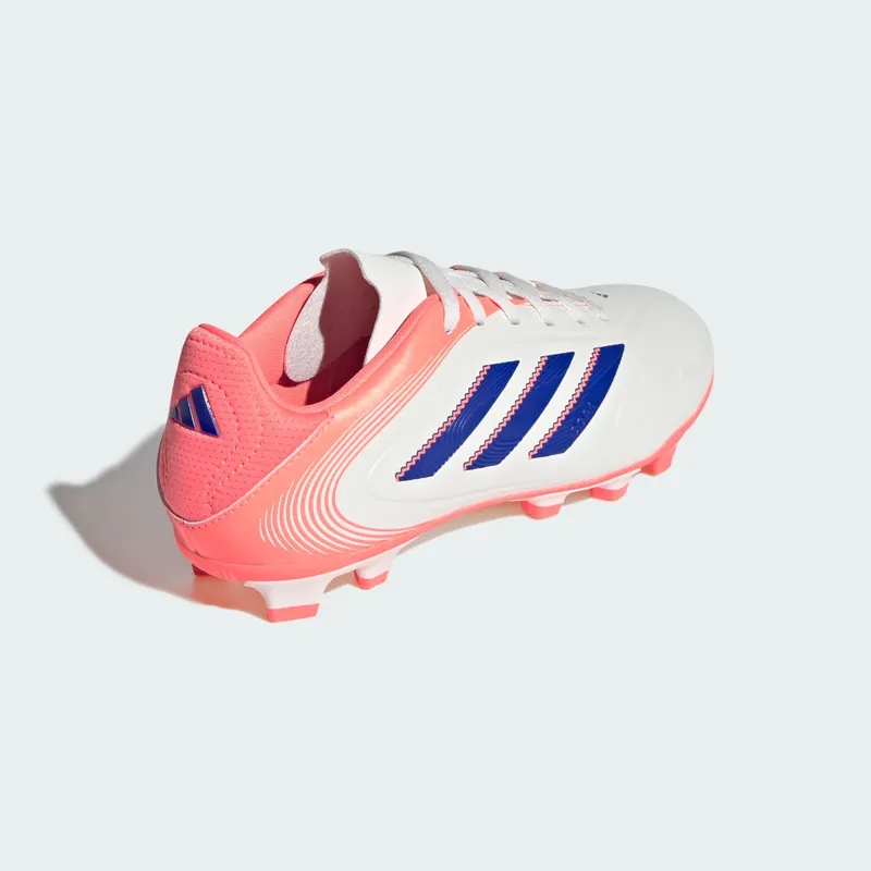 adidas Copa Pure 3 Club Firm/multi-ground Boots Kids “Off White / Lucid Blue / Signal Coral” (JR2907)