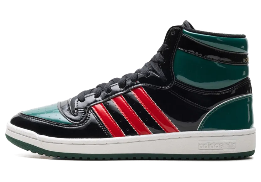 adidas Top Ten Black Green Red Patent (FX7874)