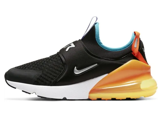 Air Max 270 Extreme Black Laser Orange (GS)