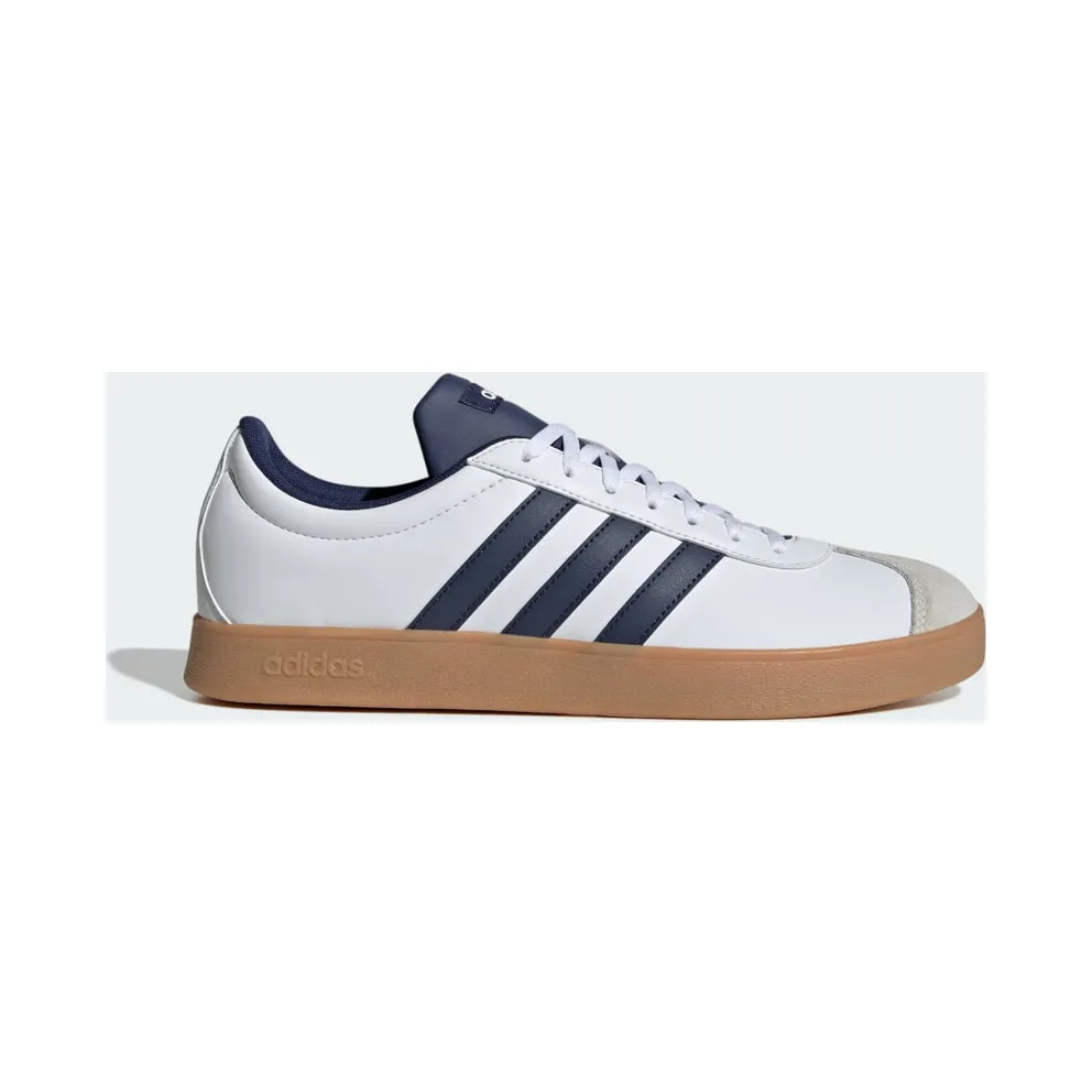 adidas VL Court Base “Cloud White / Dark Blue / Orbit Grey” (JQ3037)