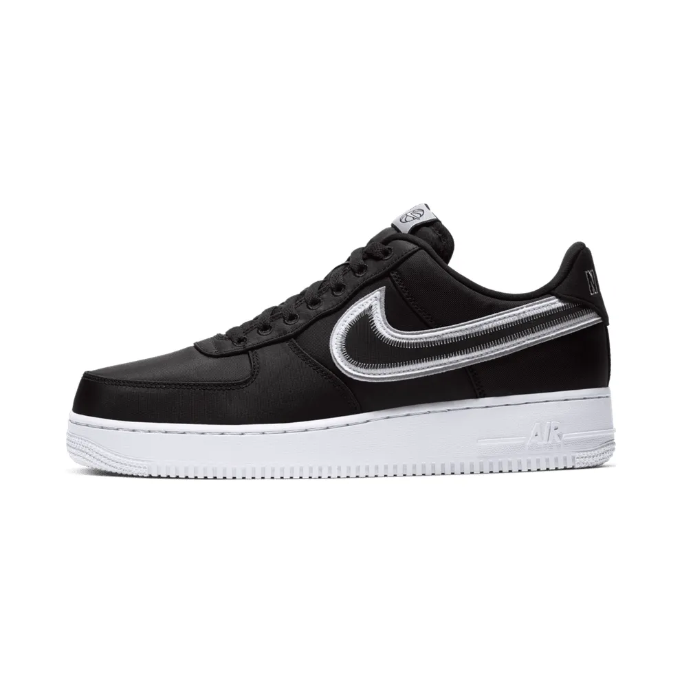 Nike Air Force 1 Low Reverse Stitch Black Black/Wolf Grey-White (CD0886-001)