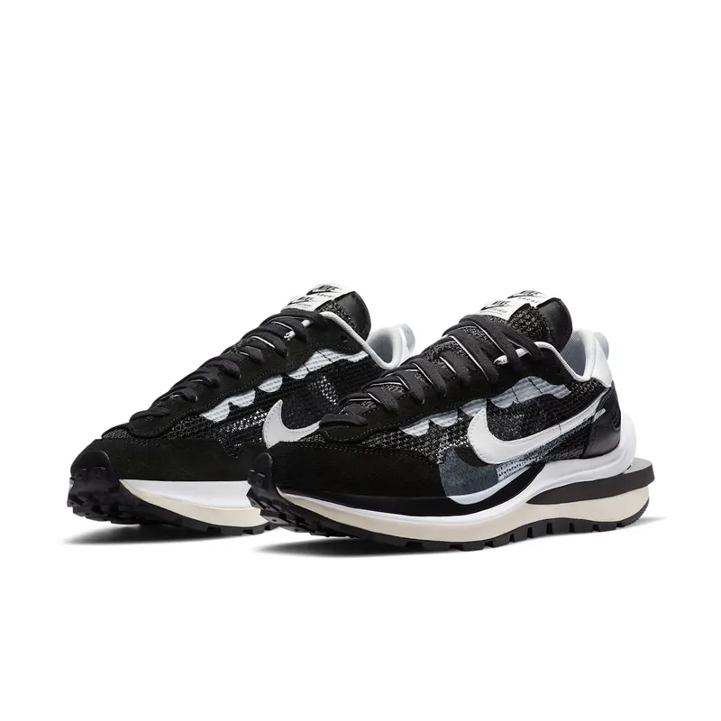 Nike Vaporwaffle sacai Black White Black/Summit White-Pure Platinum (CV1363-001)