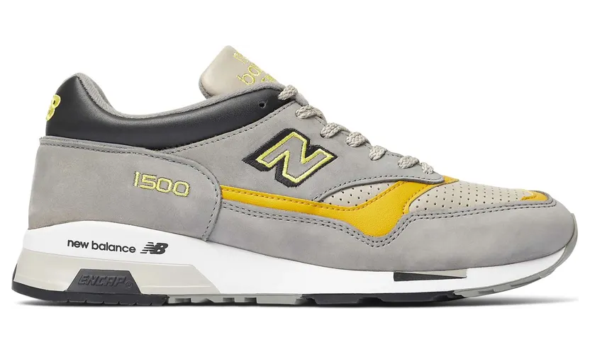 New Balance Made Grau/Gelb (M1500GGY)