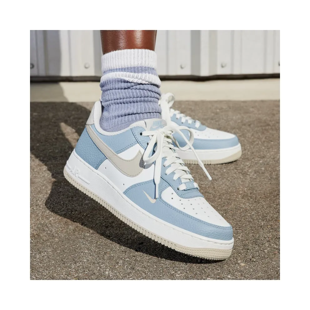 Nike Air Force 1 Low Light Armory Blue Mini Swoosh (HF0022-400)