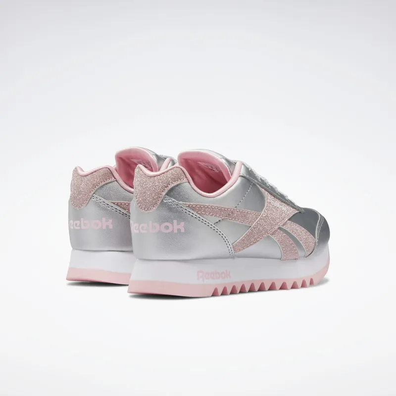 Reebok Royal Classic Jogger 2 Platformschoenen Silver Metallic / Pink Glow / Cloud White