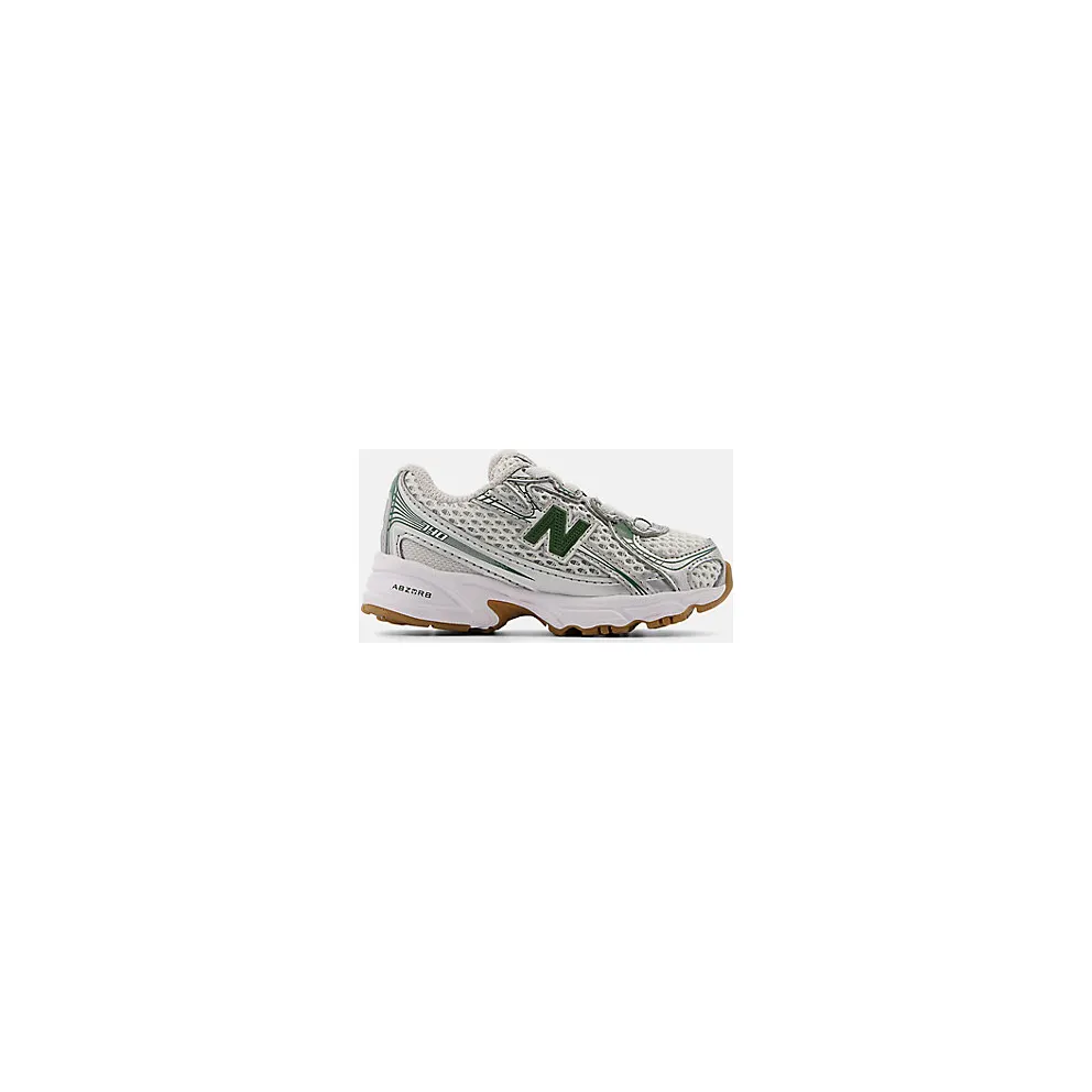 New Balance 740 Bungee Lace Silver Metalic Dark Alpine Green (IZ740SF)