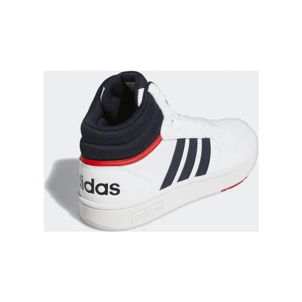 Adidas Hoops 3.0 Mid Classic Vintage Cloud White / Legend Ink / Vivid Red (GY5543)